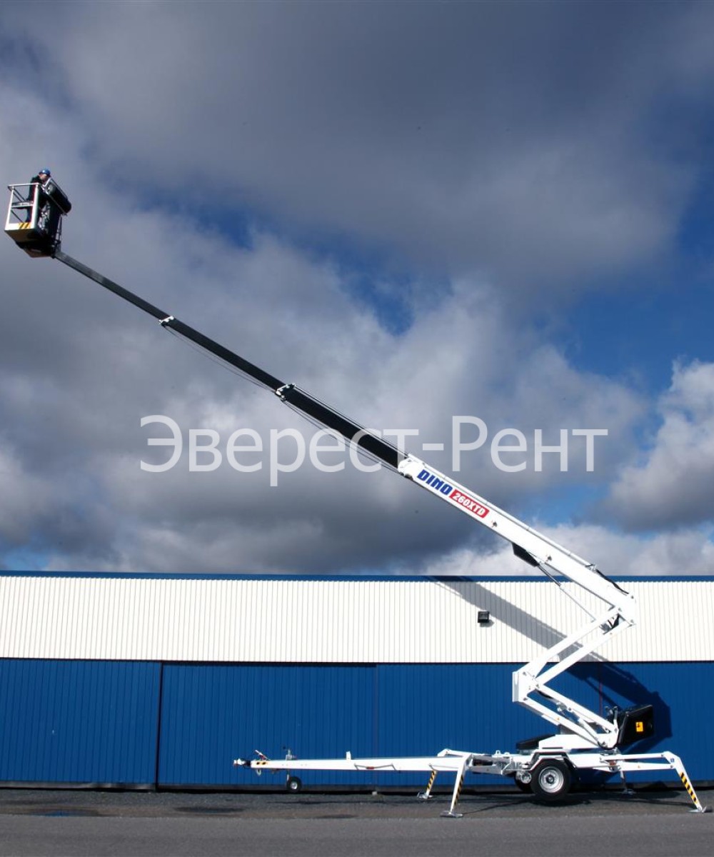 Арендовать аренда прицепного подъемника паук dino 260 xt в Кургане