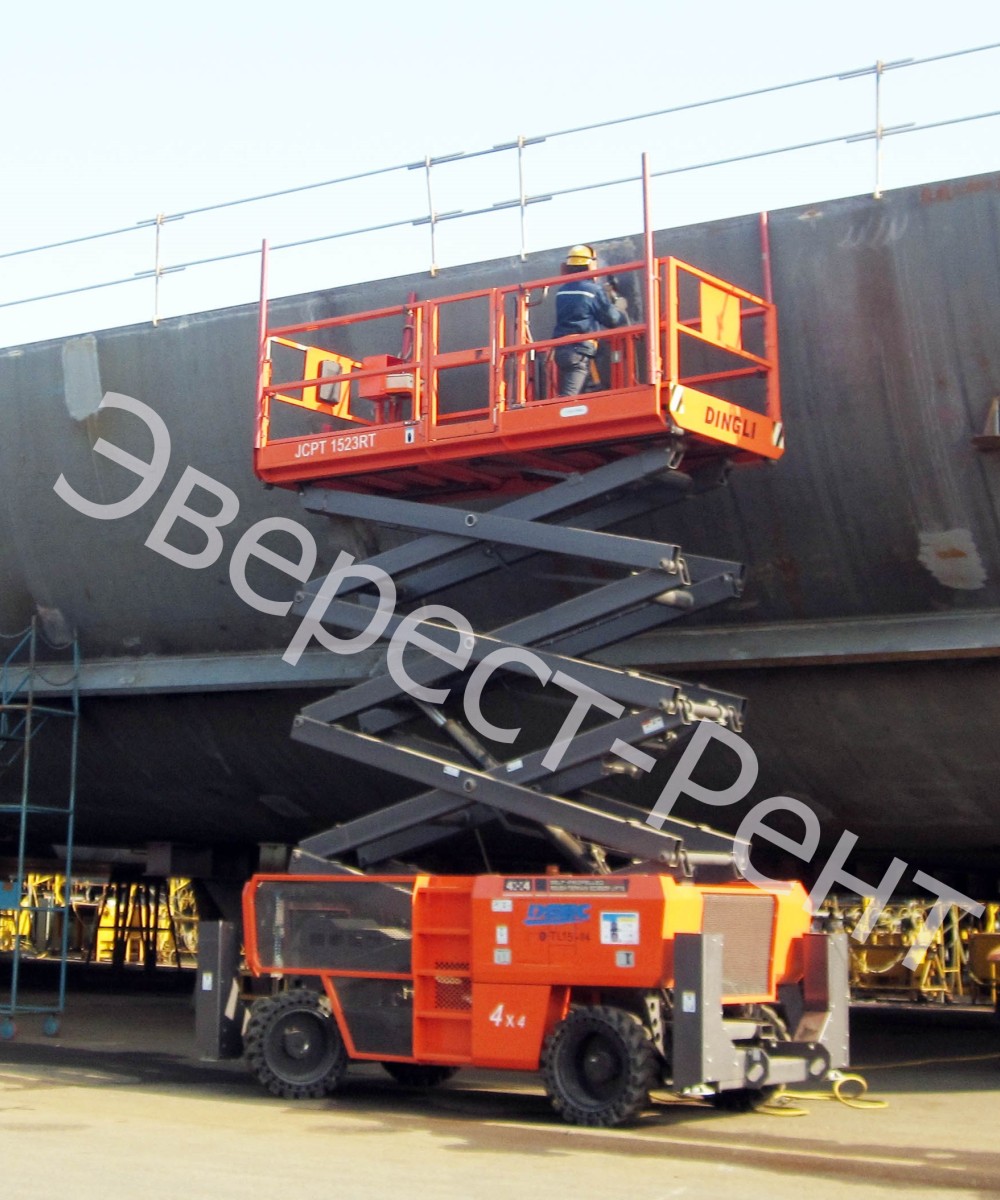 Арендовать аренда ножничного электрического подъемника dingli jcpt1523dcb в Кургане