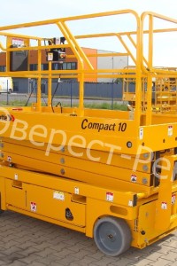Арендовать аренда ножничного электрического подъемника haulotte compact 10 в Кургане