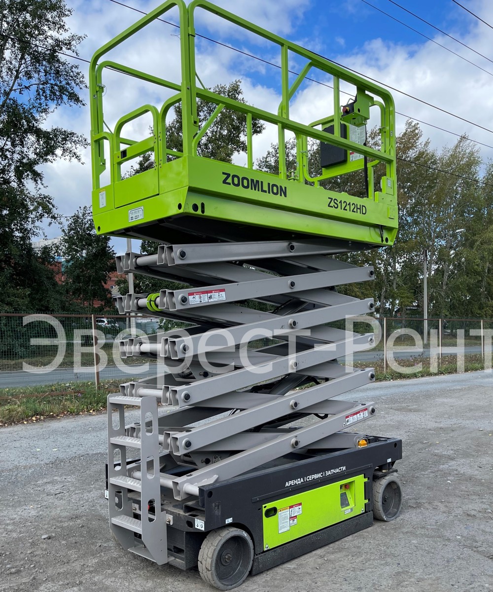 Арендовать аренда ножничного электрического подъемника zoomlion zs1212hd в Кургане