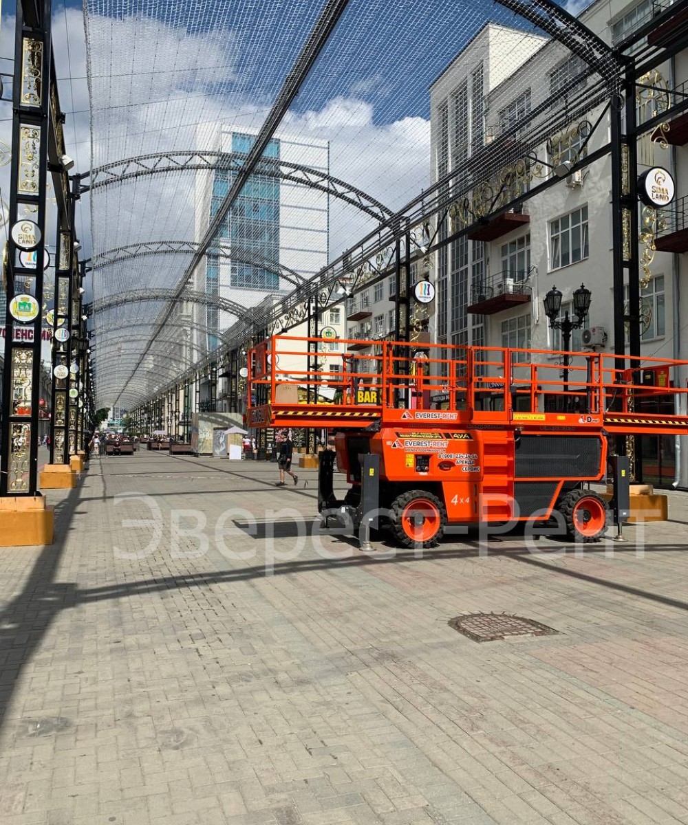 Арендовать аренда ножничного дизельного подъемника dingli jcpt 1523 rt в Кургане